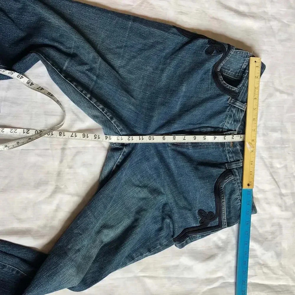 Lauren Ralph Lauren Medium wash Blue Straight Leg Jeans size Women 30 Pockets - Picture 3 of 5